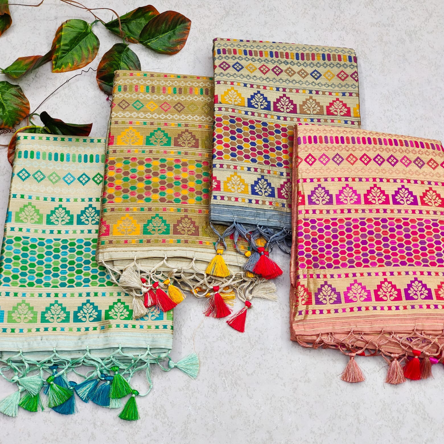 Pure Tussur Silk Weaving Saree Anant Tex Exports Private Limited