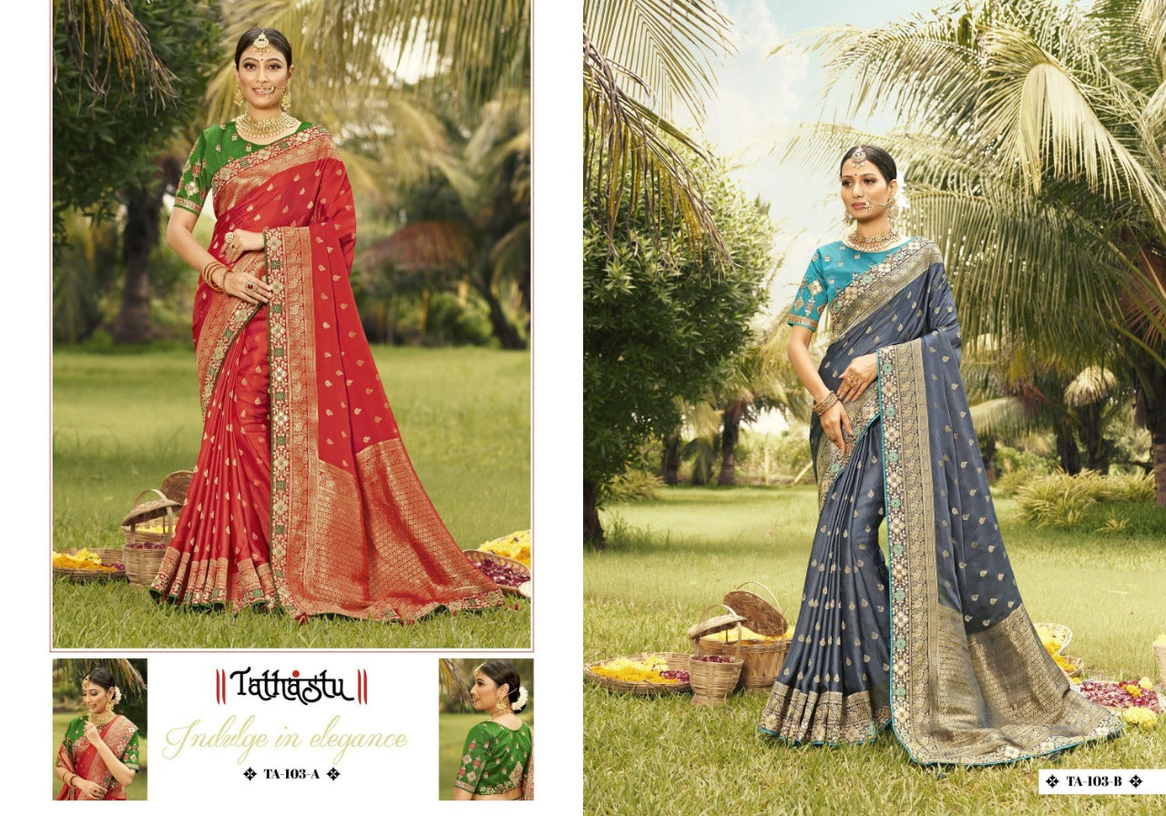 TATHASTU 100 SERIES GAJI SILK SAREE Anant Tex Exports Private Limited