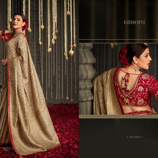 Traditional Styled Kajal- 11 Designer Banarasi Saree 5221 to 5235 Anant Tex Exports Private Limited