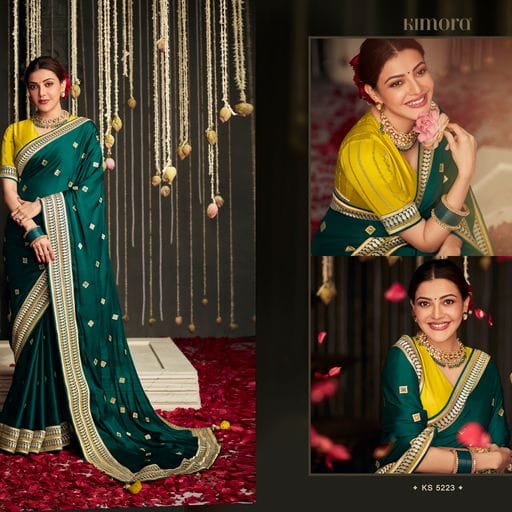 Traditional Styled Kajal- 11 Designer Banarasi Saree 5221 to 5235 Anant Tex Exports Private Limited