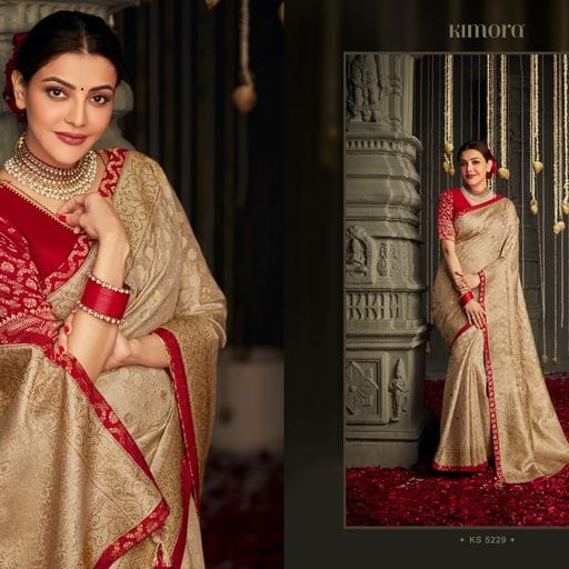 Traditional Styled Kajal- 11 Designer Banarasi Saree 5221 to 5235 Anant Tex Exports Private Limited
