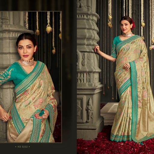 Traditional Styled Kajal- 11 Designer Banarasi Saree 5221 to 5235 Anant Tex Exports Private Limited
