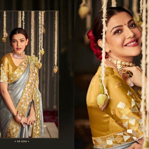 Traditional Styled Kajal- 11 Designer Banarasi Saree 5221 to 5235 Anant Tex Exports Private Limited