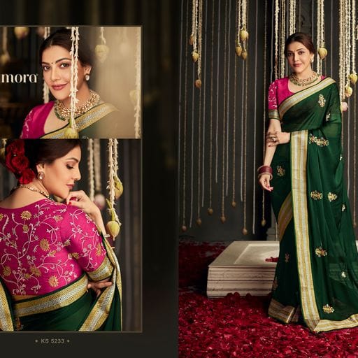 Traditional Styled Kajal- 11 Designer Banarasi Saree 5221 to 5235 Anant Tex Exports Private Limited