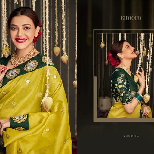 Traditional Styled Kajal- 11 Designer Banarasi Saree 5221 to 5235 Anant Tex Exports Private Limited