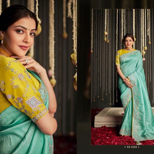 Traditional Styled Kajal- 11 Designer Banarasi Saree 5221 to 5235 Anant Tex Exports Private Limited