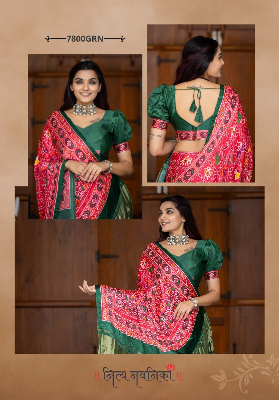 Traditional Indian style saree Gaji Silk Saree Anant Tex Exports Private Limited