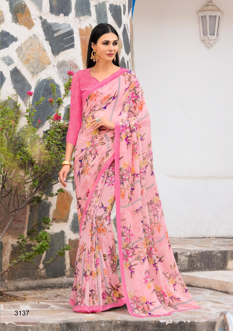 Georgette Plain Seymore Champa 3 Anant Tex Exports Private Limited