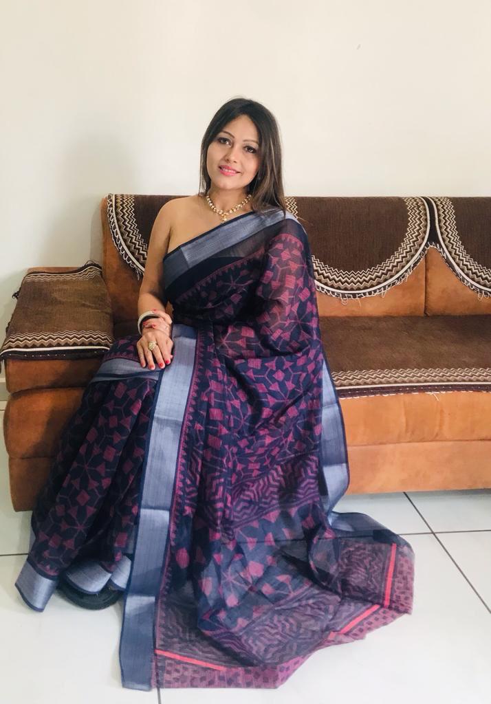 Risha Silk Soft Cotton saree Anant Tex Exports Private Limited