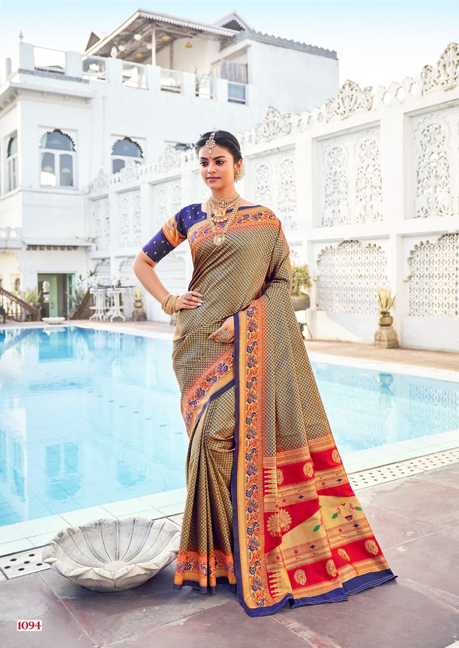 Partywear Pure Soft Silk Revanta Prayag Sarees Anant Tex Exports Private Limited