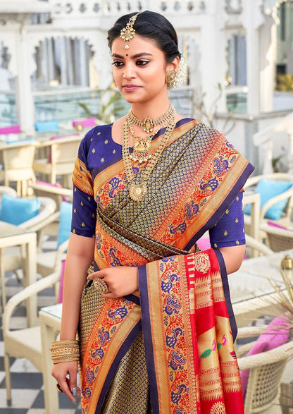 Partywear Pure Soft Silk Revanta Prayag Sarees Anant Tex Exports Private Limited