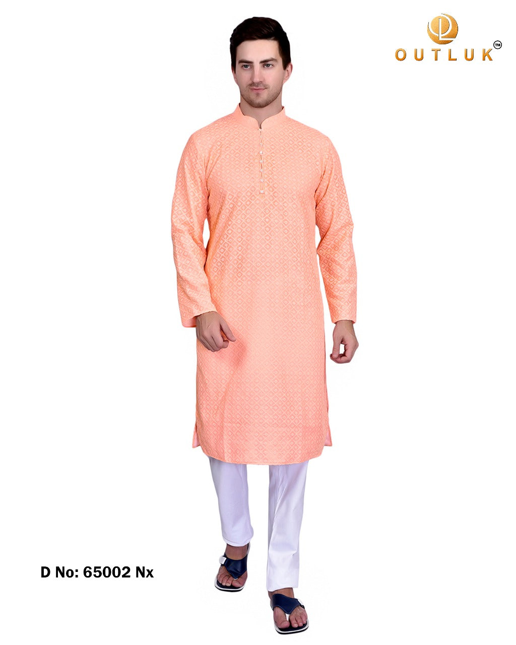 OUTLOOK VOL 65 PURE GEORGETTE MANS KURTA PAJAMA 65001 Anant Tex Exports Private Limited