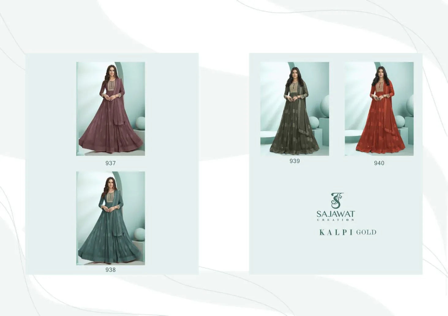 Readymade Suite Sajawat Creation Kalpi 931-936 Series Anant Tex Exports Private Limited