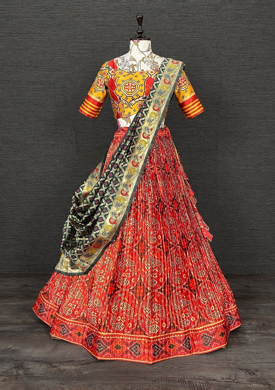 Party Wear Navratri Patola Lehenga choli Anant Tex Exports Private Limited