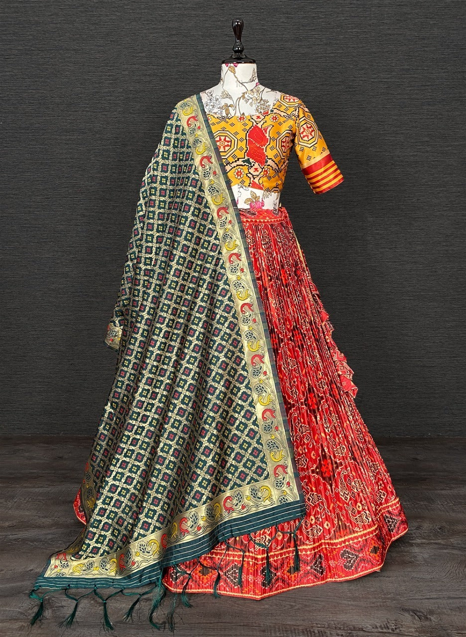 Party Wear Navratri Patola Lehenga choli Anant Tex Exports Private Limited