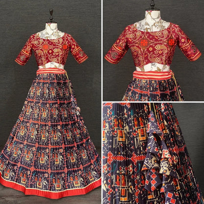 Party Wear Navratri Patola Lehenga choli Anant Tex Exports Private Limited