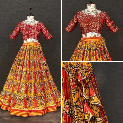 Party Wear Navratri Patola Lehenga choli Anant Tex Exports Private Limited