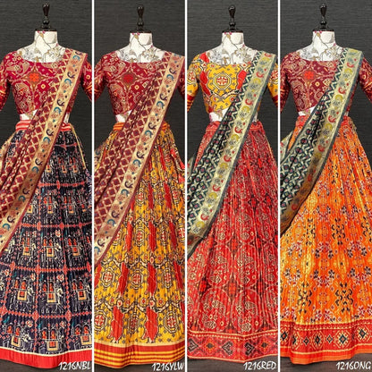 Party Wear Navratri Patola Lehenga choli Anant Tex Exports Private Limited