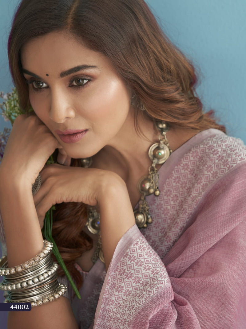 RajPath Aarzoo Soft Linen silk Saree Anant Tex Exports Private Limited