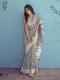 RajPath Aarzoo Soft Linen silk Saree Anant Tex Exports Private Limited