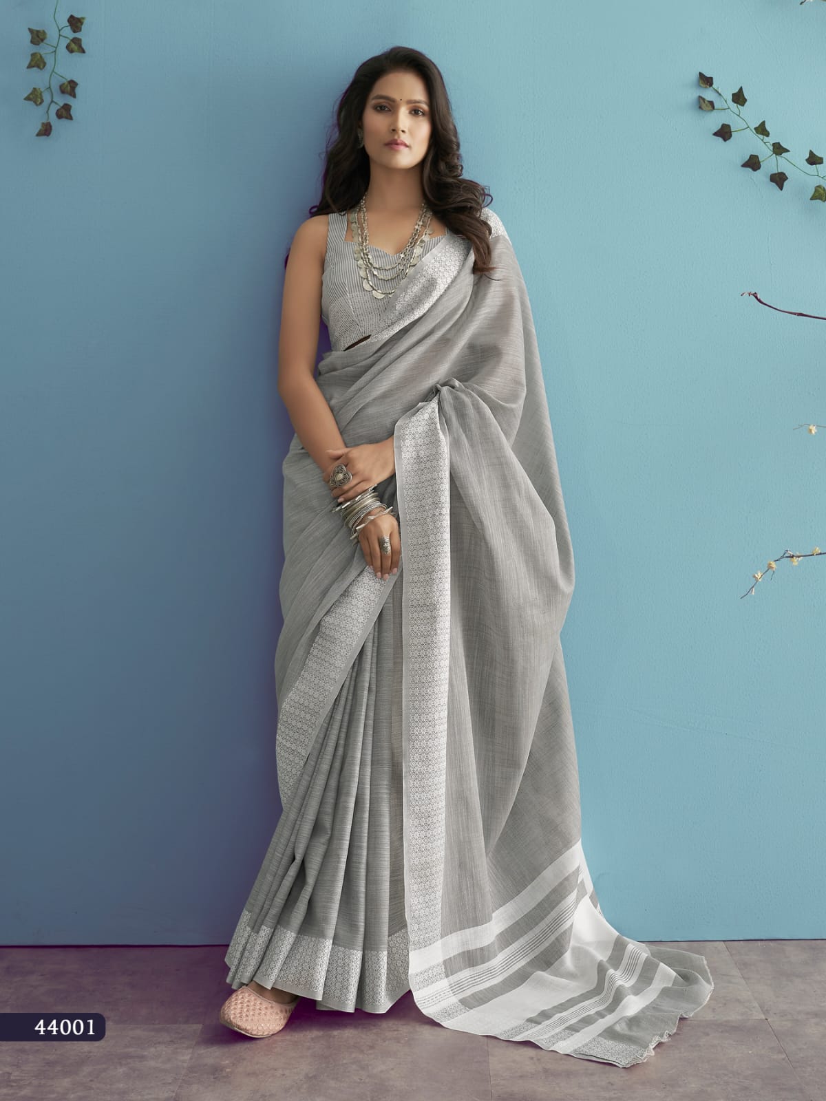 RajPath Aarzoo Soft Linen silk Saree Anant Tex Exports Private Limited