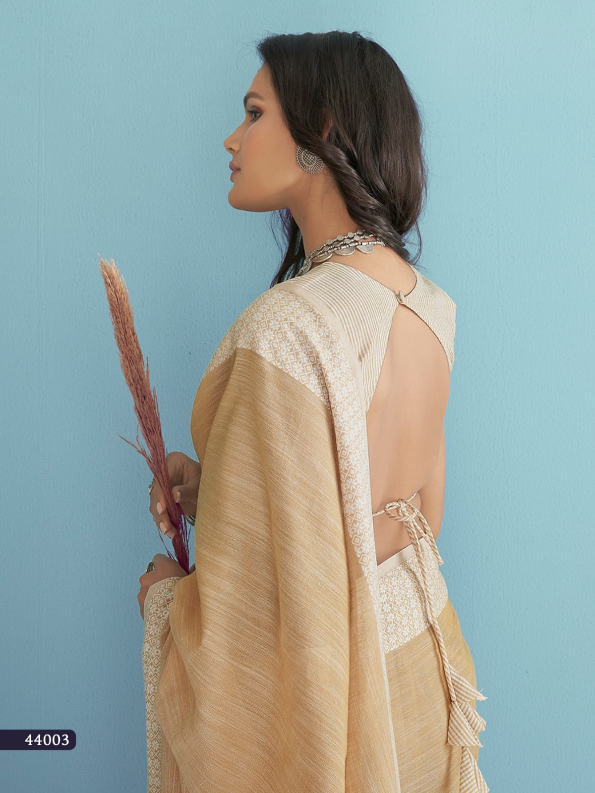 RajPath Aarzoo Soft Linen silk Saree Anant Tex Exports Private Limited