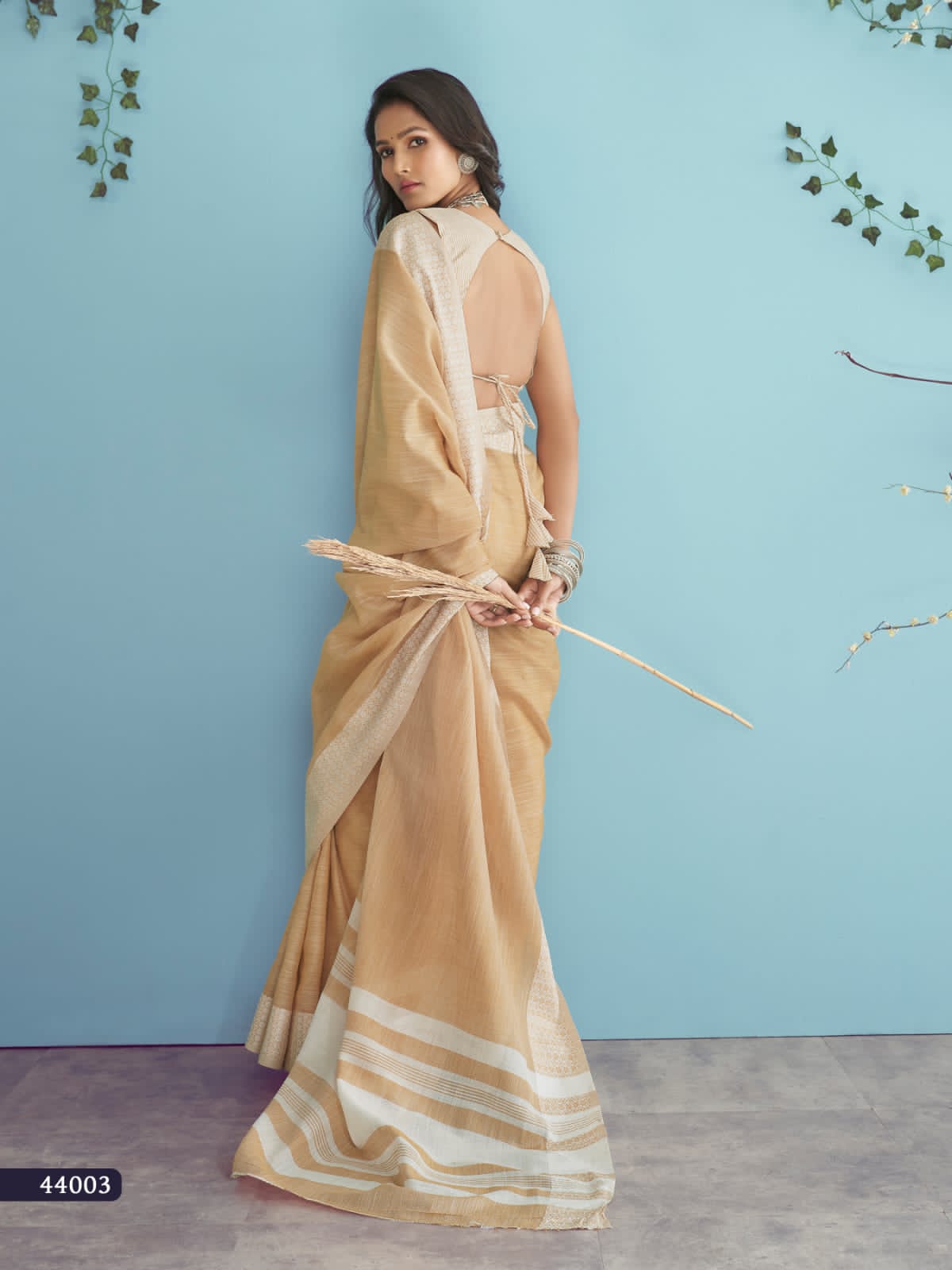 RajPath Aarzoo Soft Linen silk Saree Anant Tex Exports Private Limited