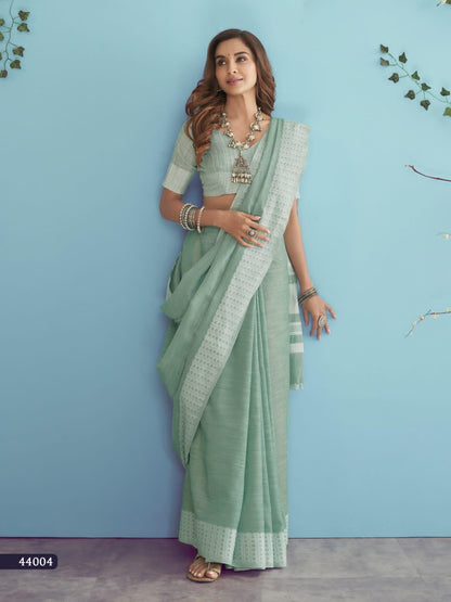 RajPath Aarzoo Soft Linen silk Saree Anant Tex Exports Private Limited