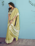 RajPath Aarzoo Soft Linen silk Saree Anant Tex Exports Private Limited