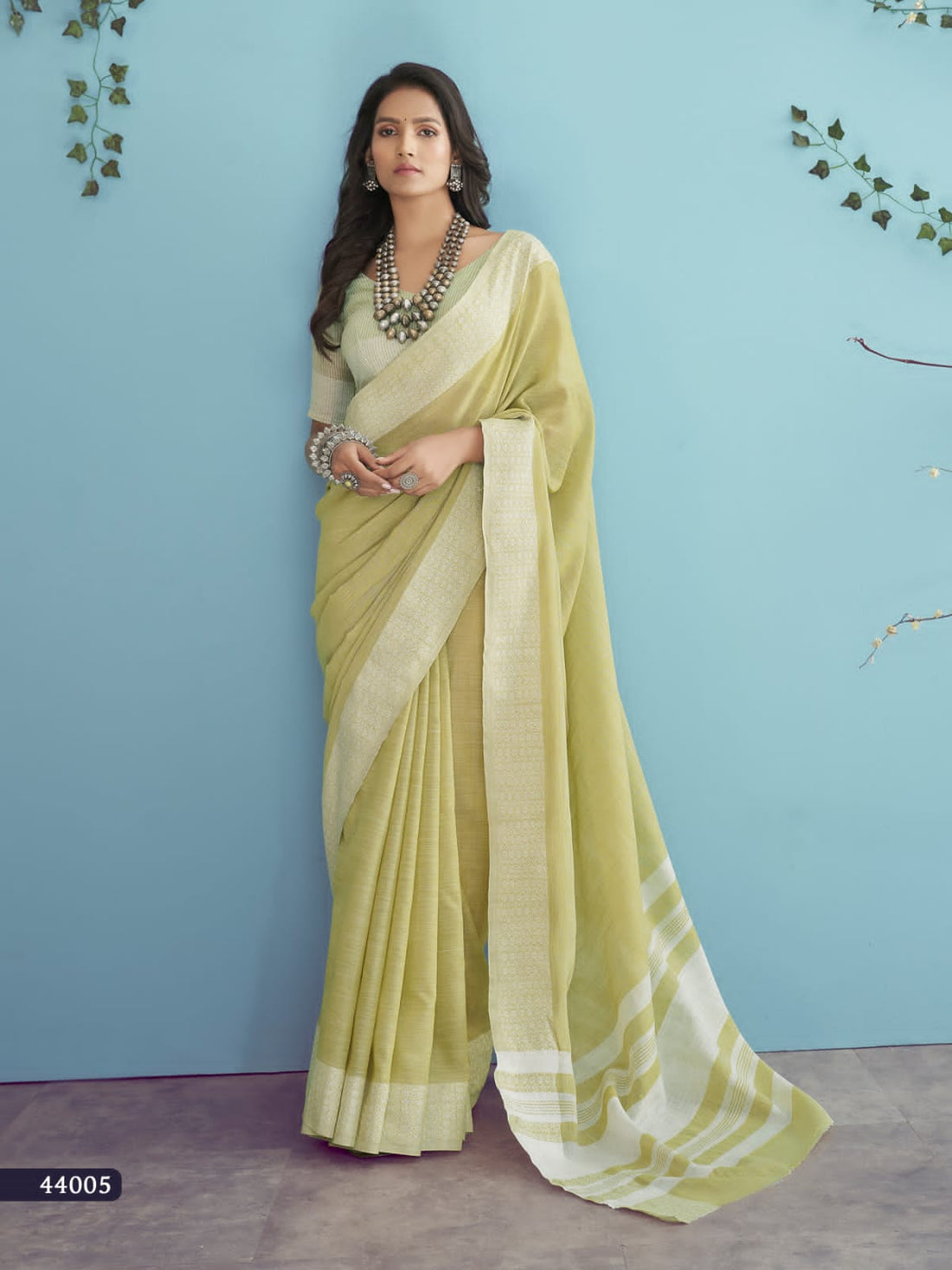 RajPath Aarzoo Soft Linen silk Saree Anant Tex Exports Private Limited