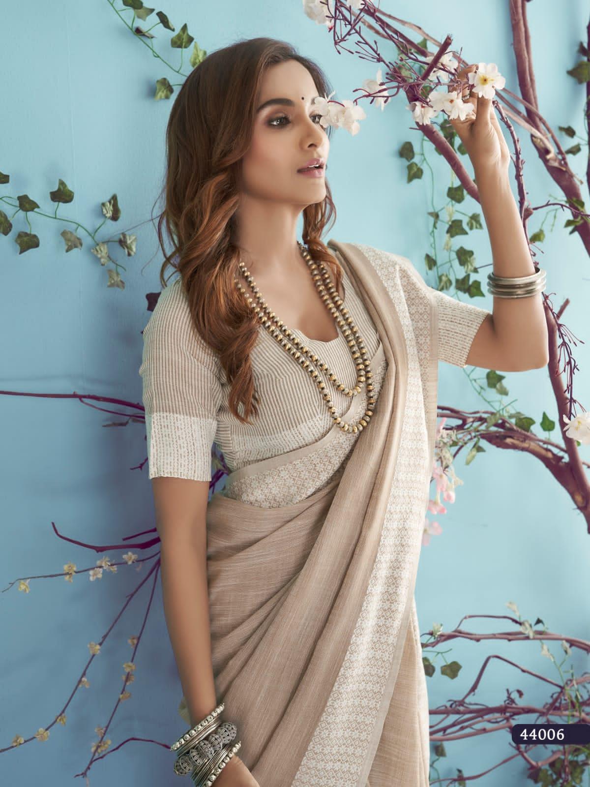 RajPath Aarzoo Soft Linen silk Saree Anant Tex Exports Private Limited