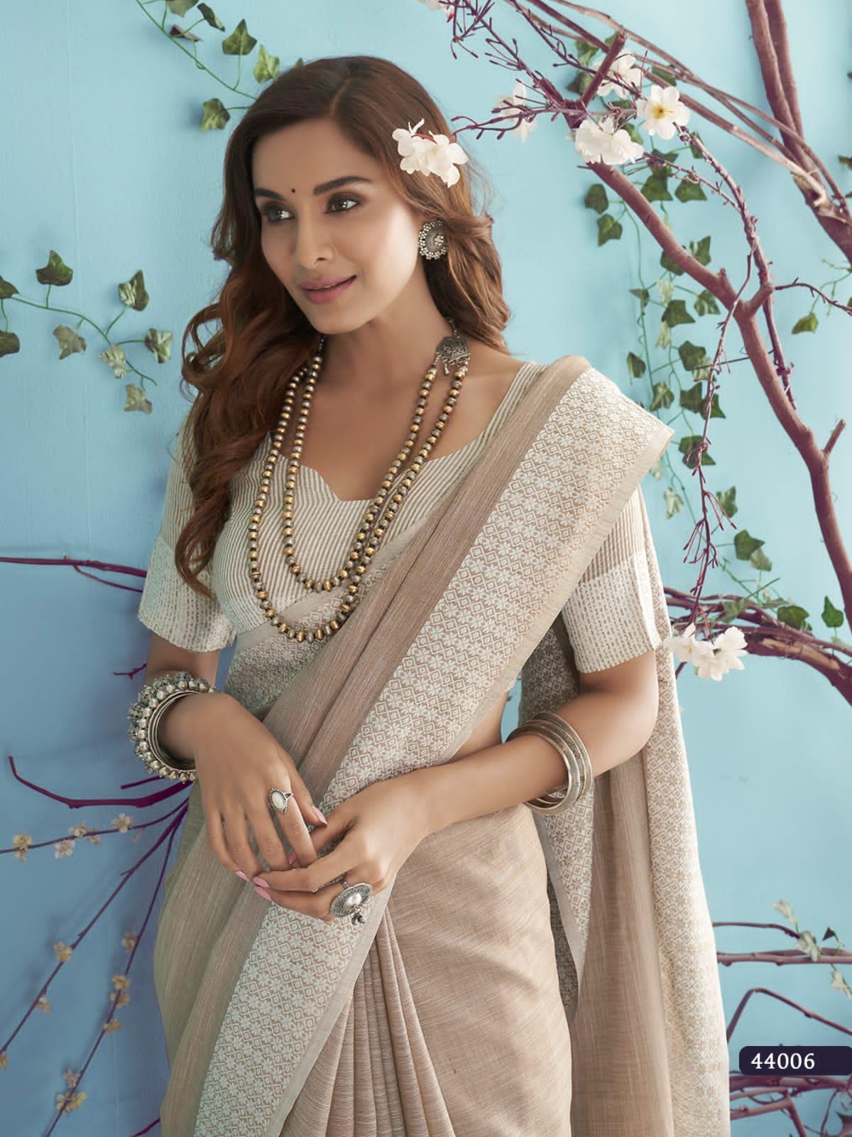 RajPath Aarzoo Soft Linen silk Saree Anant Tex Exports Private Limited