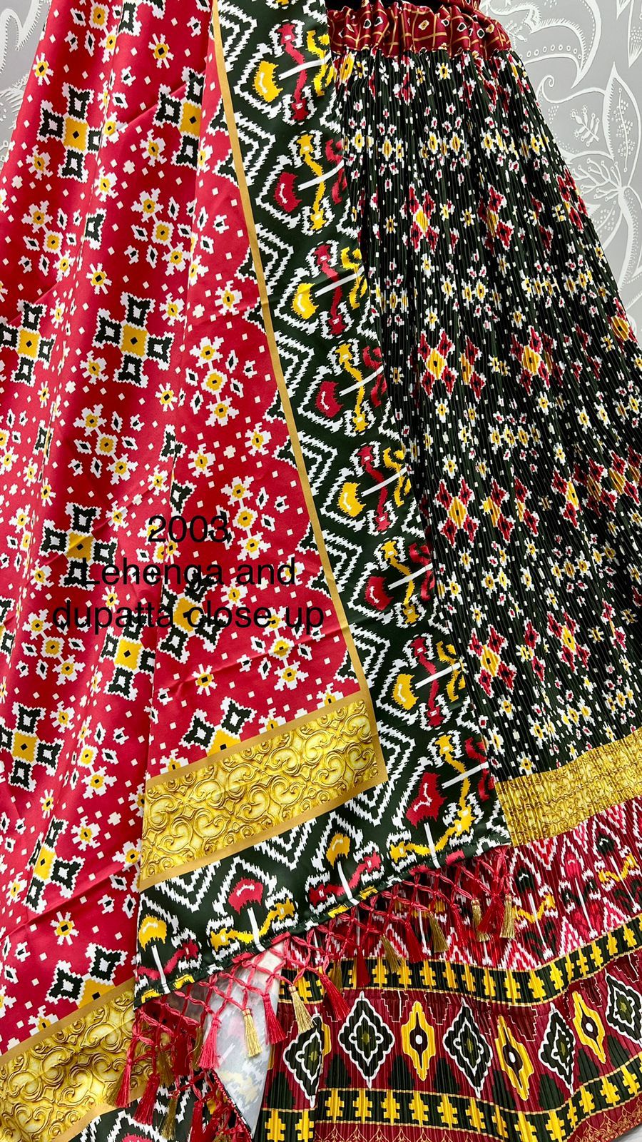 Traditional Navratri Satin Silk Lehenga Choli - Anant Exports