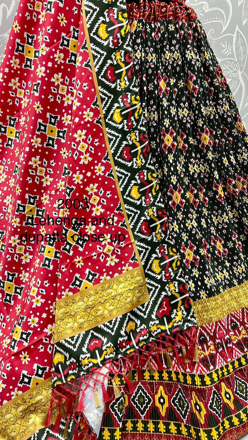 Traditional Navratri Satin Silk Lehenga Choli Anant Tex Exports Private Limited