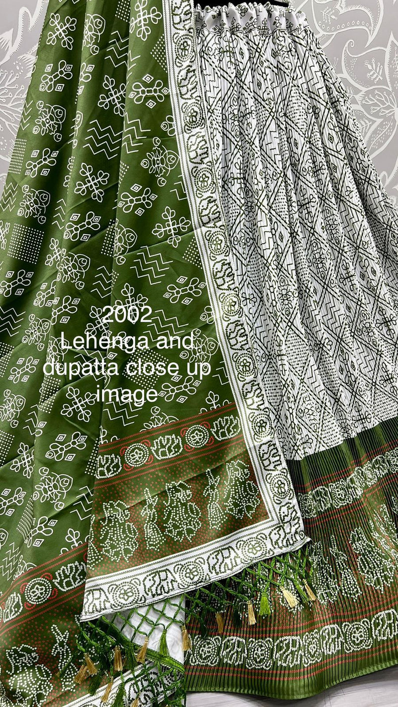 Traditional Navratri Satin Silk Lehenga Choli Anant Tex Exports Private Limited