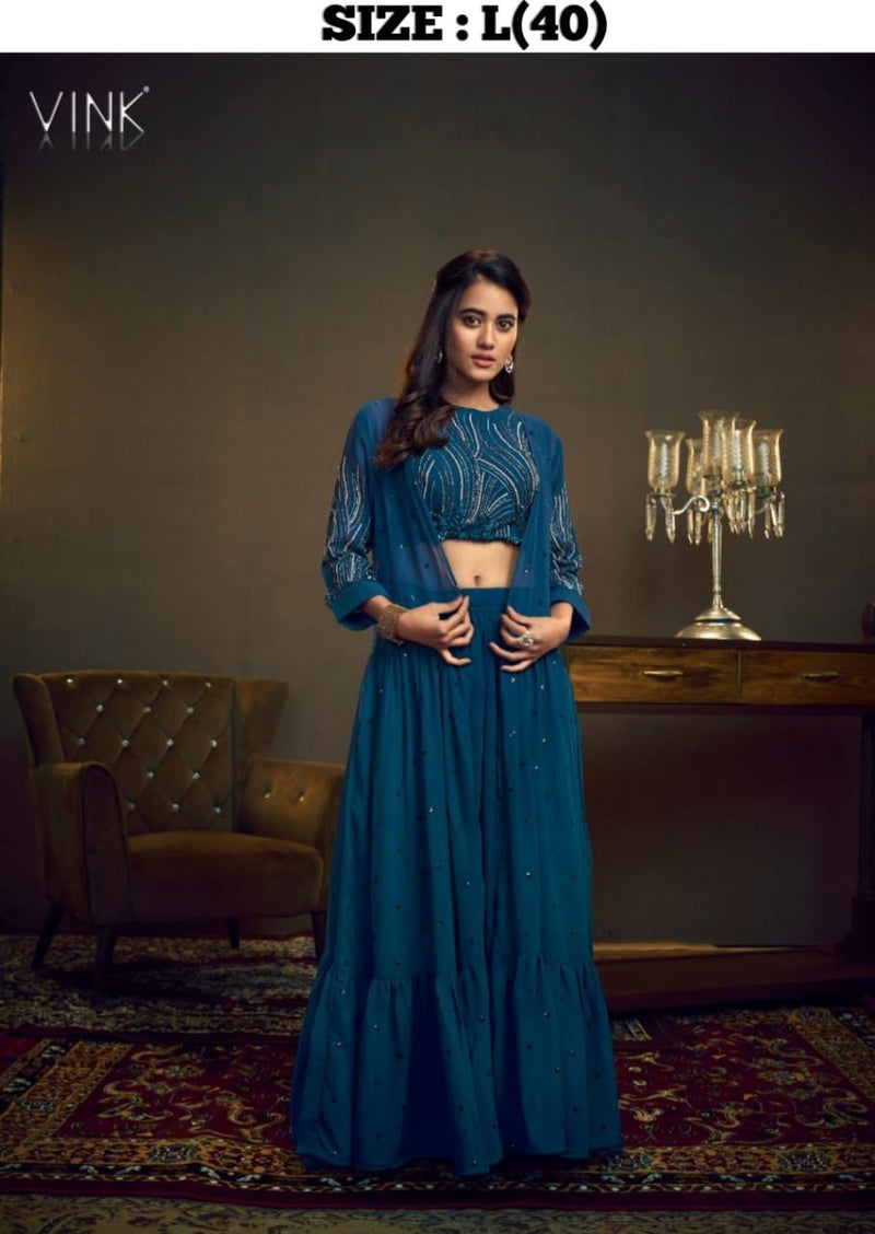 Party Wear Collection Cocktail vink Anant Tex Exports Private Limited