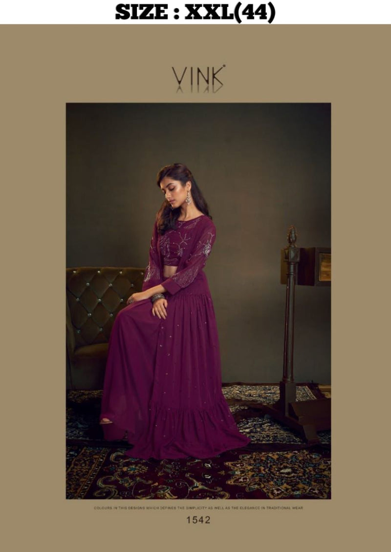 Party Wear Collection Cocktail vink Anant Tex Exports Private Limited