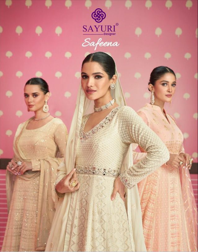 SAYURI SAFEENA 5201 SERIES ANARKALI SUITE Anant Tex Exports Private Limited