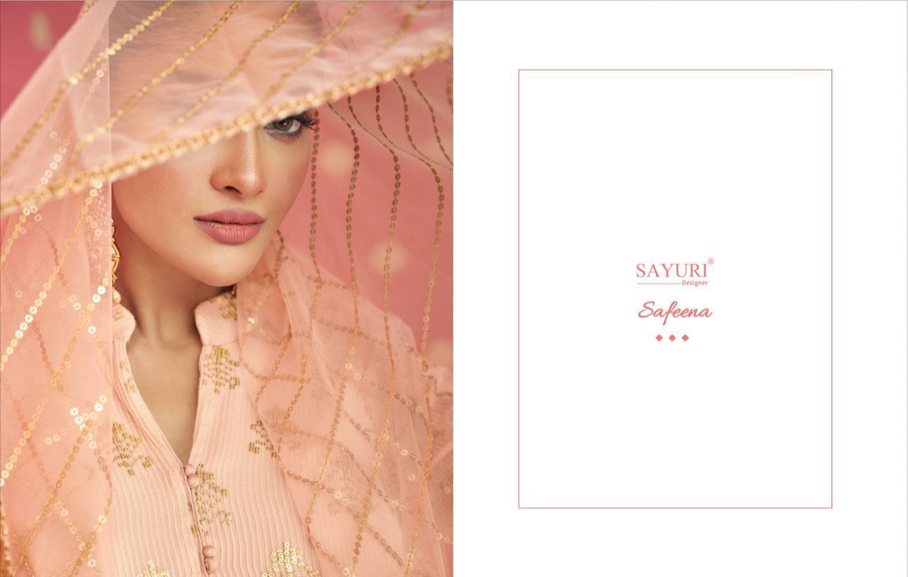 SAYURI SAFEENA 5201 SERIES ANARKALI SUITE Anant Tex Exports Private Limited