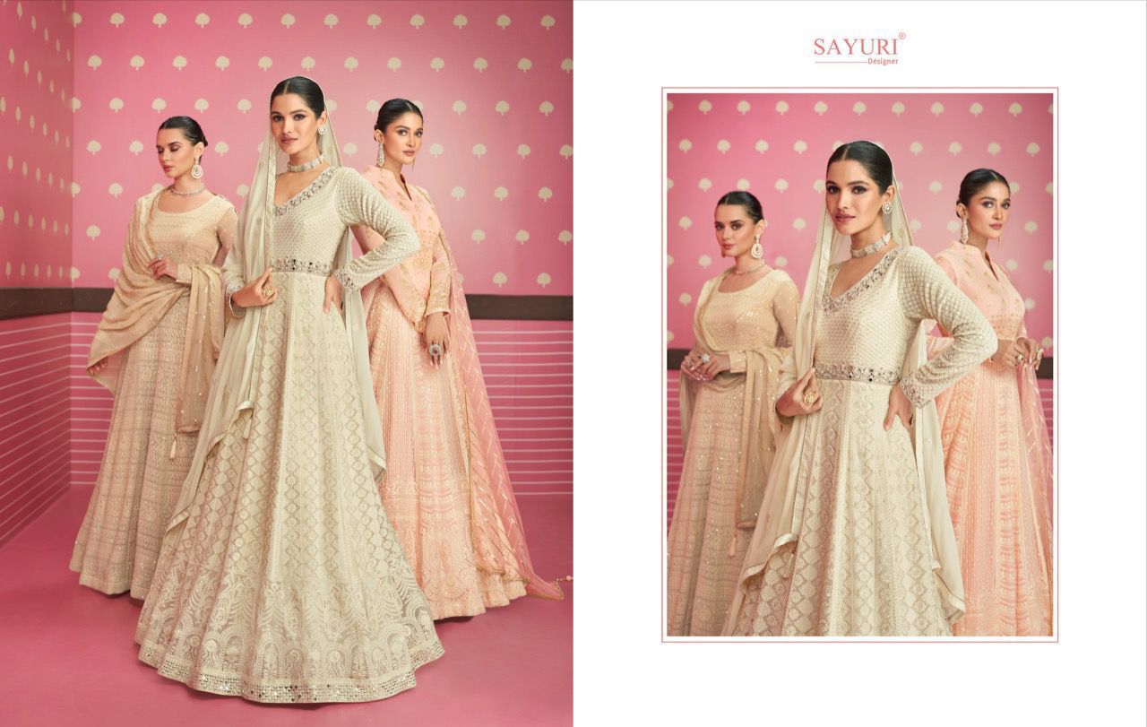SAYURI SAFEENA 5201 SERIES ANARKALI SUITE Anant Tex Exports Private Limited