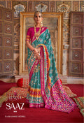 Party Wear Rewaa Dola Silk Saree Anant Tex Exports Private Limited