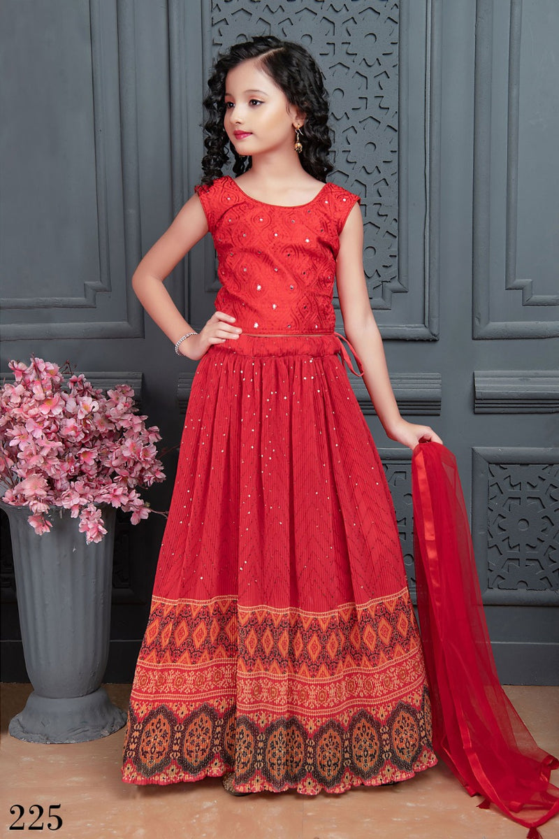 Party Wear Kids Lehenga Aaradhna vol 29 - Kidswear Anant Tex Exports Private Limited