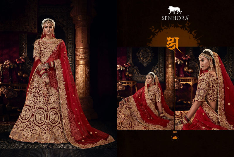 WEDDING LEHENGA SHRADHDHA BRIDAL HERITAGE VOL-4 FULL STICH BIG SIZE 36 TO 58 Anant Tex Exports Private Limited