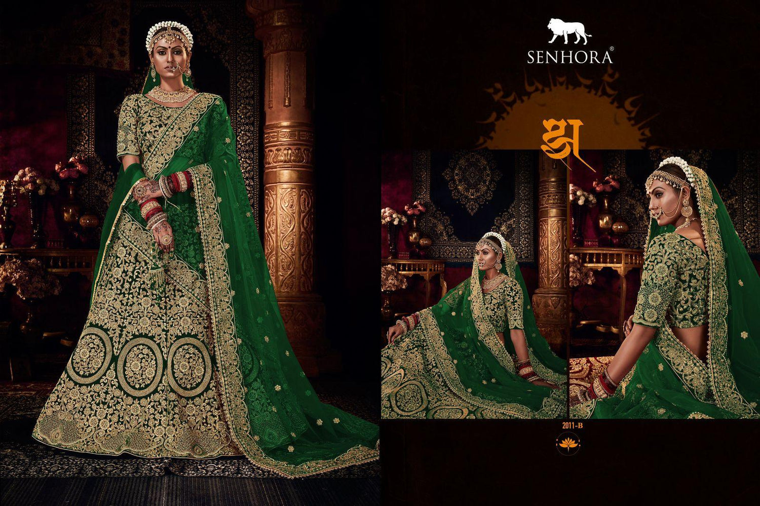 WEDDING LEHENGA SHRADHDHA BRIDAL HERITAGE VOL-4 FULL STICH BIG SIZE 36 TO 58 Anant Tex Exports Private Limited