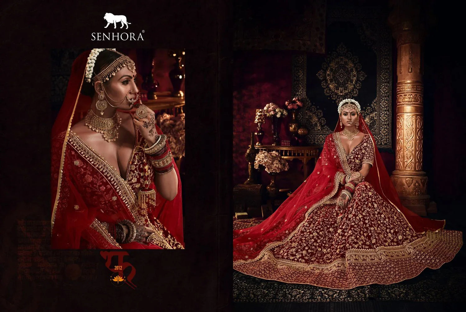 WEDDING LEHENGA SHRADHDHA BRIDAL HERITAGE VOL-4 FULL STICH BIG SIZE 36 TO 58 Anant Tex Exports Private Limited