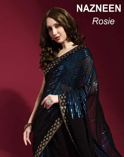 BOLLYWOOD STYLE SQUVENCE NAZNEEN ROSIE  4037 SAREE Anant Tex Exports Private Limited