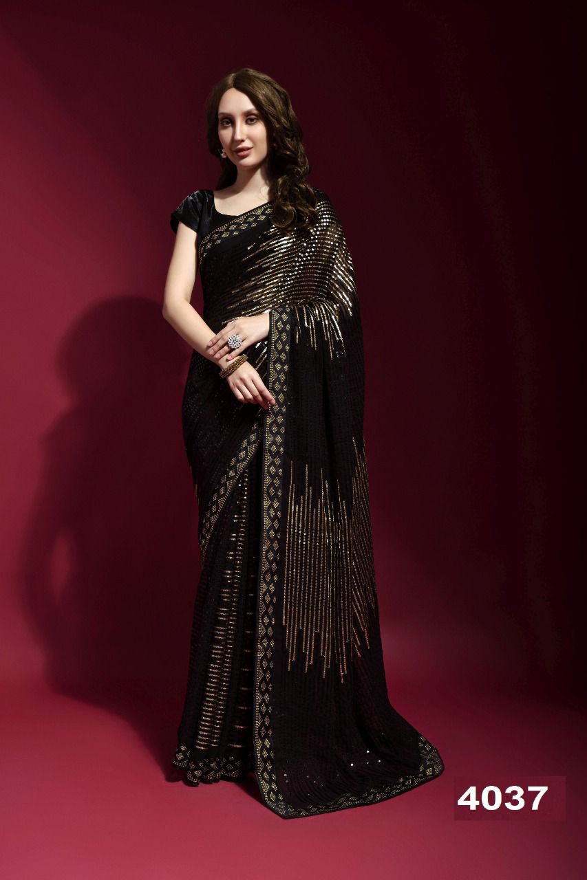 BOLLYWOOD STYLE SQUVENCE NAZNEEN ROSIE  4037 SAREE Anant Tex Exports Private Limited