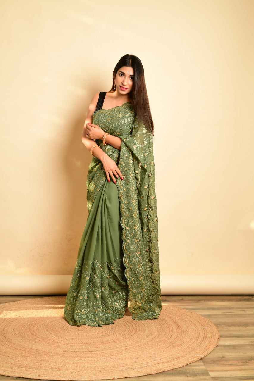 FESTIVE WEAR GEORGETTE SAREE SITARI VOL 06 Anant Tex Exports Private Limited