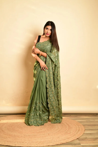 FESTIVE WEAR GEORGETTE SAREE SITARI VOL 06 Anant Tex Exports Private Limited