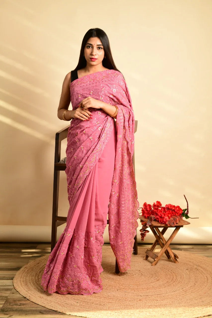 FESTIVE WEAR GEORGETTE SAREE SITARI VOL 06 Anant Tex Exports Private Limited